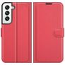 Mobigear Classic Housse Samsung Galaxy S22 Etui Porte-Monnaie - Rouge