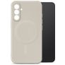 My Style Protective Flex Coque Samsung Galaxy A57 MagSafe Coque arrière en TPU Souple - Antique White