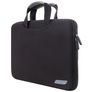 Mobigear Neon Sacoche Ordinateur portable en Neoprène 11 - 12 Pouces Sacoche ordinateur + Poignée - Noir