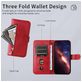 Mobigear Zipper Housse iPhone 17 Pro Etui Porte-Monnaie - Rouge