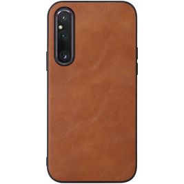 Mobigear Excellent Coque Sony Xperia 1 V Coque arrière Rigide - Marron