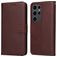 Mobigear Wallet Housse Samsung Galaxy S24 Ultra Etui Porte-Monnaie - Marron