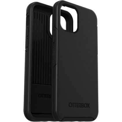 OtterBox Symmetry Coque iPhone 12 Coque arrière Rigide Anti-Chocs - Noir