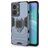 Mobigear Armor Ring OnePlus Nord 2T 5G Plastique rigide Coque arrière Antichoc avec bague de maintien - Bleu