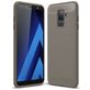 Mobigear Brushed Slim Coque Samsung Galaxy A6 Plus (2018) Coque arrière en TPU Souple - Gris