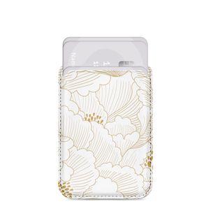 MIO - Porte Cartes en - 3 Cartes - Compatible MagSafe - Roses