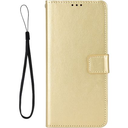 Mobigear Wallet Housse HONOR X7 Etui Porte-Monnaie - Or