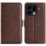 Mobigear Slim Magnet Housse OPPO Find X9 Pro Etui Porte-Monnaie - Marron