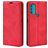 Mobigear Retro Slim Housse Motorola Moto G71 5G Etui Porte-Monnaie - Rouge