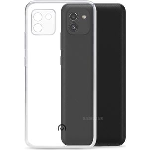 Mobilize Gelly Coque Transparente Samsung Galaxy A03 Coque arrière en TPU Souple - Transparent