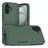 Mobigear Heavy Armor Coque iPhone 16 Plus Coque arrière Rigide Anti-Chocs - Vert