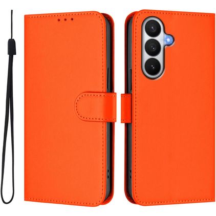 Mobigear Urban Wallet Housse Samsung Galaxy S26 Etui Porte-Monnaie - Orange
