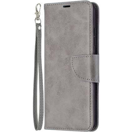 Mobigear Excellent Housse Nokia 1.4 Etui Porte-Monnaie - Gris