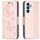 Mobigear Butterfly Samsung Galaxy A54 Étui Portefeuille - Rose doré