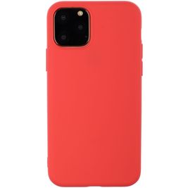 Mobigear Colors Coque iPhone 12 Pro Max Coque arrière en TPU Souple - Rouge