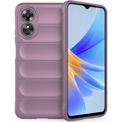 Mobigear Bumpy Coque OPPO A17 Coque arrière en TPU Souple - Violet