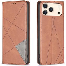 Mobigear Rhombus Slim Housse iPhone 17 Pro Max Etui - Marron