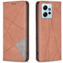 Mobigear Rhombus Slim Housse Xiaomi Redmi Note 12 Etui - Marron