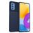 Mobigear Groove Coque Samsung Galaxy M52 Coque arrière en TPU Souple - Bleu