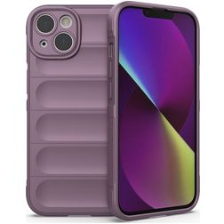 Mobigear Bumpy Coque iPhone 14 Coque arrière en TPU Souple - Violet