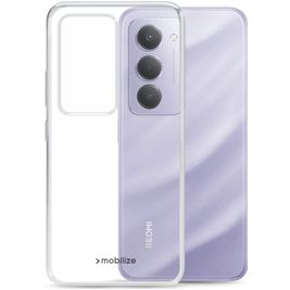 Mobilize Gelly Case Coque Transparente Xiaomi Redmi 15 Coque arrière en TPU Souple - Transparent