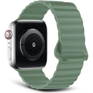 Decoded Traction Loop Bracelet Silicone Apple Watch Fermeture magnétique - 49/46/45/44 mm - Sage Leaf