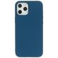 Mobiparts Coque iPhone 12 Pro Coque arrière en Silicone - Blueberry Blue