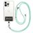 Mobigear Lanyard - Cordon de téléphone universel ajustable - Turquoise