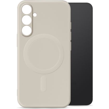 My Style Protective Flex Coque Samsung Galaxy S25 MagSafe Coque arrière en TPU Souple - Antique White