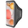 Mobiparts Comfort Fit Brassard Téléphone Samsung Galaxy A42 Brassard Coque de Sport en Neoprène - Noir