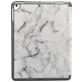 Mobigear Tri-Fold Marble Coque iPad 6 (2018) Etui + Porte-crayon - Gris