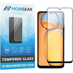 Mobigear Premium Xiaomi Redmi 13C Verre trempé Protection d'écran - Compatible coque - Noir