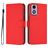 Mobigear Urban Wallet Housse Motorola Moto E14 Etui Porte-Monnaie - Rouge