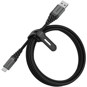 Otterbox Nylon Braided - Câble USB-A vers USB-C 2 mètres - Noir