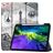 Mobigear Tri-Fold Gel Coque iPad Pro 11 Pouces (2022) Etui en TPU,Similicuir + Porte-crayon - tour Eiffel