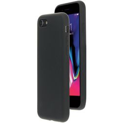 Mobiparts Coque iPhone SE (2022) Coque arrière en Silicone - Noir