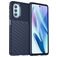 Mobigear Groove Coque Motorola Moto G51 5G Coque arrière en TPU Souple - Bleu