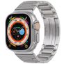 Mobigear Berlin Bracelet Acier pour Apple Watch Fermeture boucle déployante - 42/41/40/38 mm - Argent