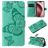 Mobigear Butterfly iPhone 16 Pro Étui Portefeuille - Vert