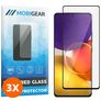 Mobigear Premium Samsung Galaxy A82 5G Verre trempé Protection d'écran - Compatible Coque - Noir (Lot de 3)