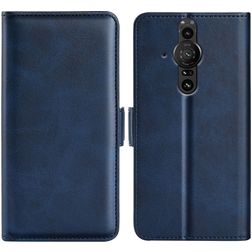 Mobigear Slim Magnet Housse Sony Xperia Pro-I Etui Porte-Monnaie - Dark Blue