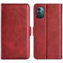 Mobigear Slim Magnet Housse Nokia G11 Etui Porte-Monnaie - Rouge