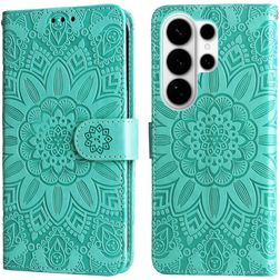 Mobigear Sunflower Housse Samsung Galaxy S26 Ultra Etui Porte-Monnaie - Vert
