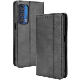Mobigear Sensation Housse Motorola Edge (2021) Etui Porte-Monnaie - Noir