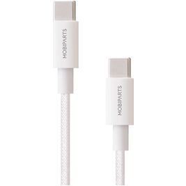 Mobiparts - Câble USB-C vers USB-C 1 mètre - Blanc
