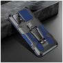 Mobigear Armor Stand Coque Samsung Galaxy A52s 5G Coque arrière Rigide Anti-Chocs avec Support Amovible - Noir / Bleu