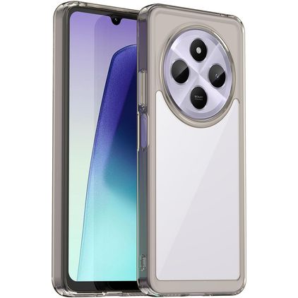 Mobigear Crystal Xiaomi Redmi 14C Plastique rigide Coque arrière - Gris