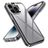 Mobigear Crystal Coque iPhone 14 Pro Max Coque arrière Rigide - Transparent / Gris