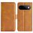 Mobigear Slim Magnet Housse Google Pixel 11 Pro Etui Porte-Monnaie - Cognac
