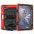 Mobigear SureGrip Xtreme Coque iPad Air 11 Pouces (2026) Coque arrière en Plastique rigide,Silicone + Porte-crayon + Bandoulière + Support Amovible - Rouge